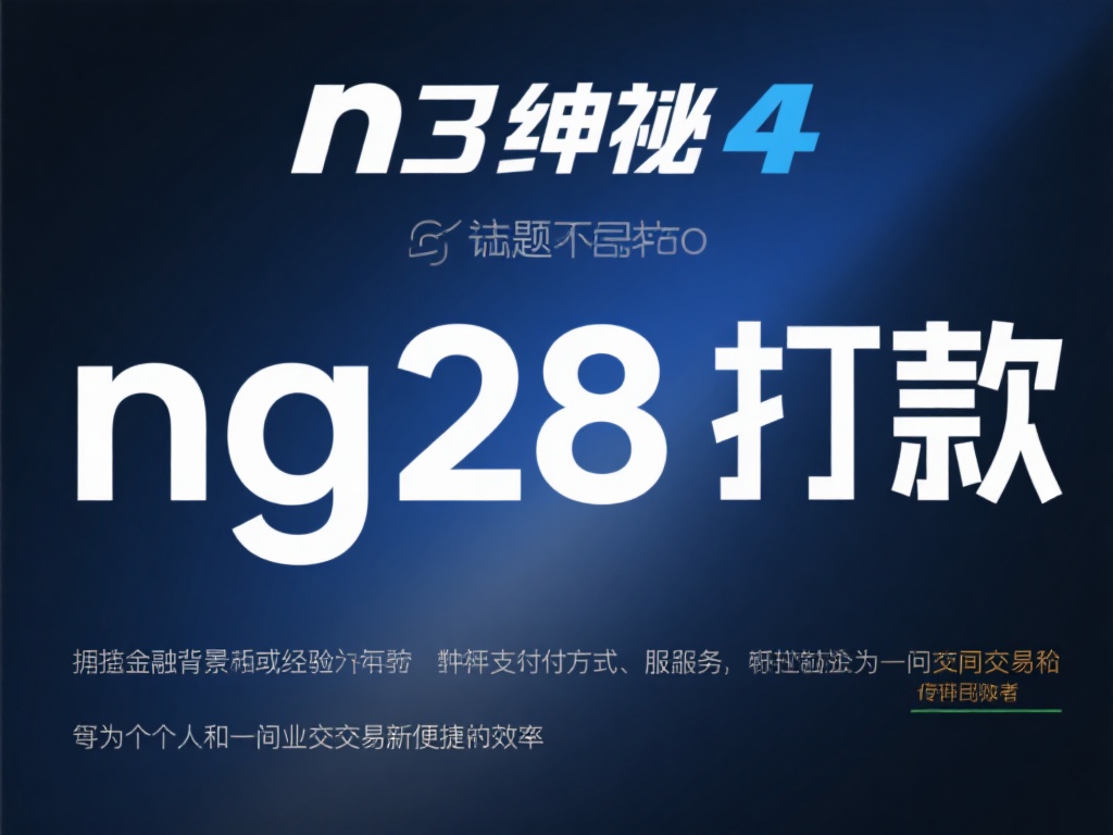 揭秘NG28打款流程:如何安全便捷地完成交易 拥有金融背景或经验的读者可能对"ng28打款"这一